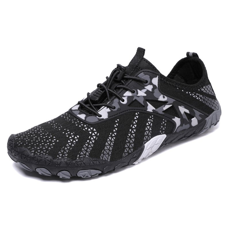 FluxTrail Knit Trail Running Shoes — Zero-Drop, Wide Toe Box, Lightweight Barefoot Feel