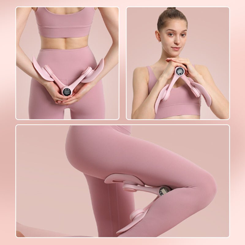 Pelvic Floor Trainer — 360° Rotating Multi-Muscle Home Exerciser, Slip-Resistant TPE, Pink or Blue