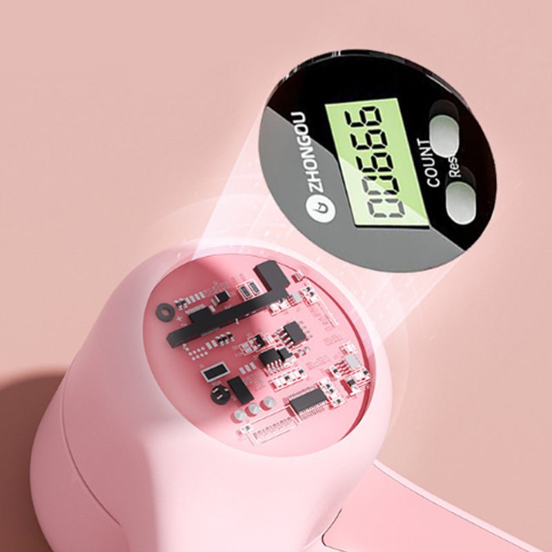 Pelvic Floor Trainer — 360° Rotating Multi-Muscle Home Exerciser, Slip-Resistant TPE, Pink or Blue