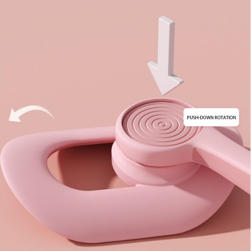 Pelvic Floor Trainer — 360° Rotating Multi-Muscle Home Exerciser, Slip-Resistant TPE, Pink or Blue