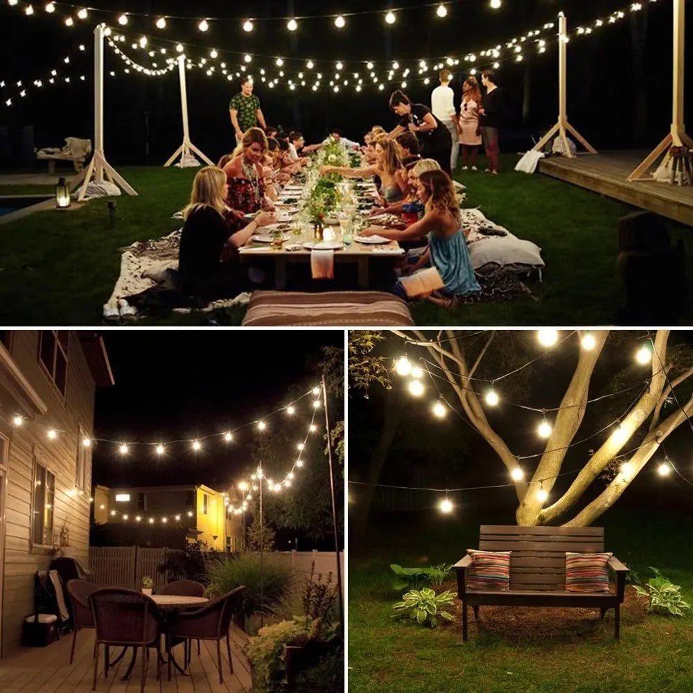 Solar Twinkle String Lights — 30 ft Starry LED Strand, Dusk-to-Dawn, IP65