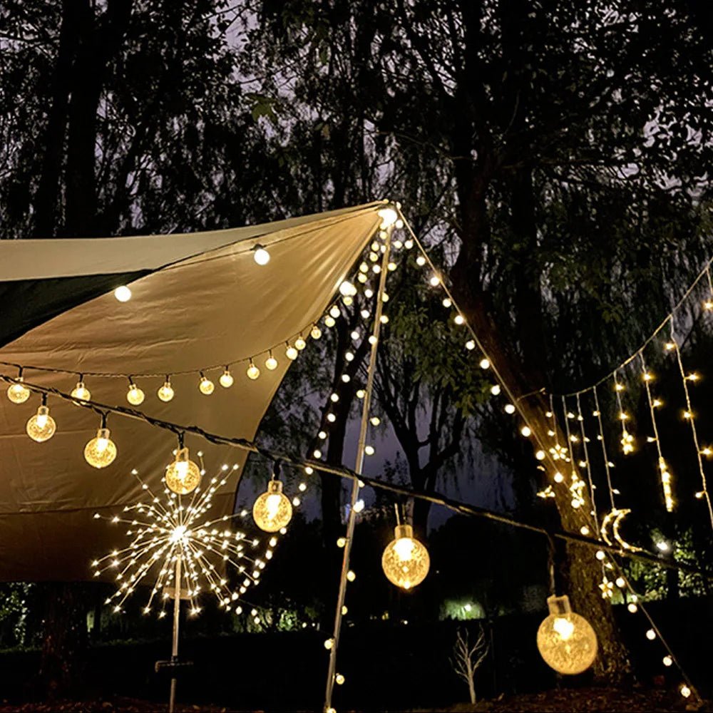 Solar Twinkle String Lights — 30 ft Starry LED Strand, Dusk-to-Dawn, IP65