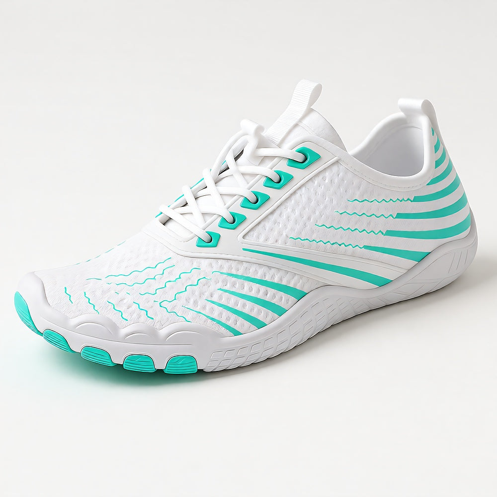 Flexto Glacier Mint Barefoot Shoes, Ultra-Flex Sole, Breathable Mesh, Lightweight Everyday Footwear