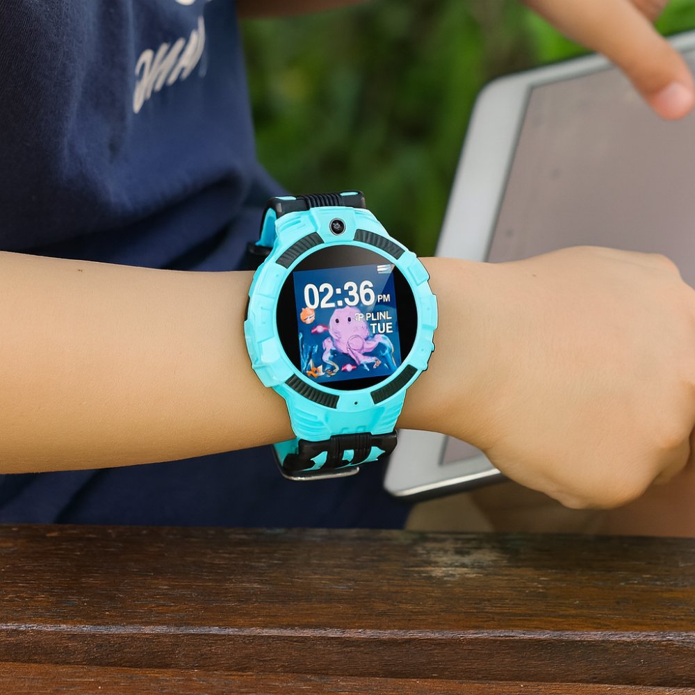 Kids Smart Watch with Camera — Touchscreen, Silicone Strap, USB Rechargeable, Ages 3–14