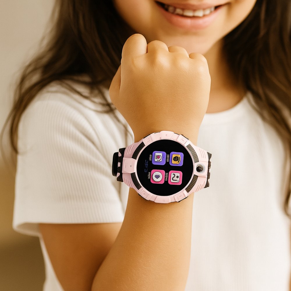 Kids Smart Watch with Camera — Touchscreen, Silicone Strap, USB Rechargeable, Ages 3–14