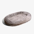 Large Dog Bed with Waterproof Liner — Faux Fur Top, Supportive Foam Base, 35.4 × 66.9 in, Machine Washable