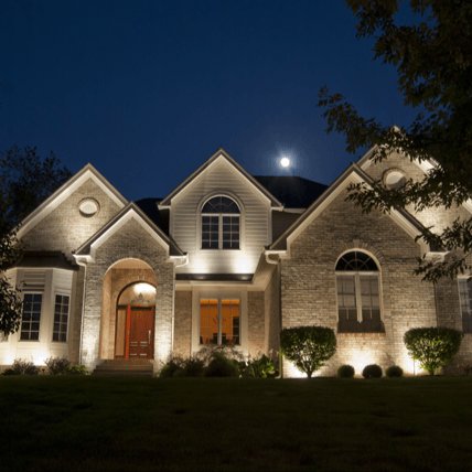 Solar Spotlights 5-Pack — Adjustable LED Landscape Lights, Dusk-to-Dawn, IP65, Ground Stakes