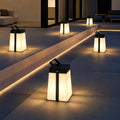 Solar Box Lantern — Stainless Steel LED with Remote, Dusk-to-Dawn, IP65