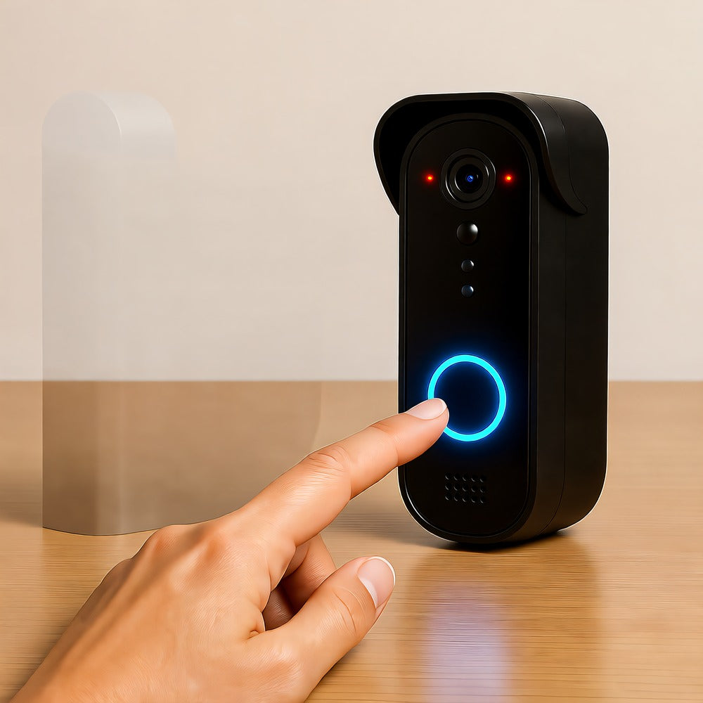 Smart Video Doorbell Camera — 1080p HD with Night Vision & Motion Alerts, Wireless, No Subscription