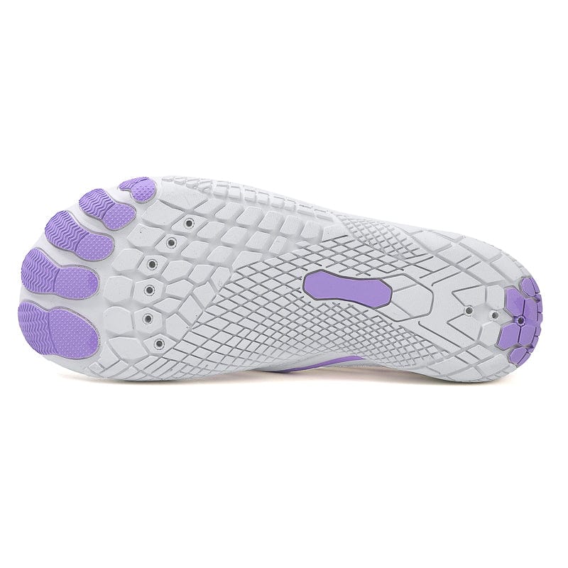 Flexto Purple Haze Barefoot Shoes, Ultra-Flex Sole, Breathable Mesh, Lightweight Training Footwear