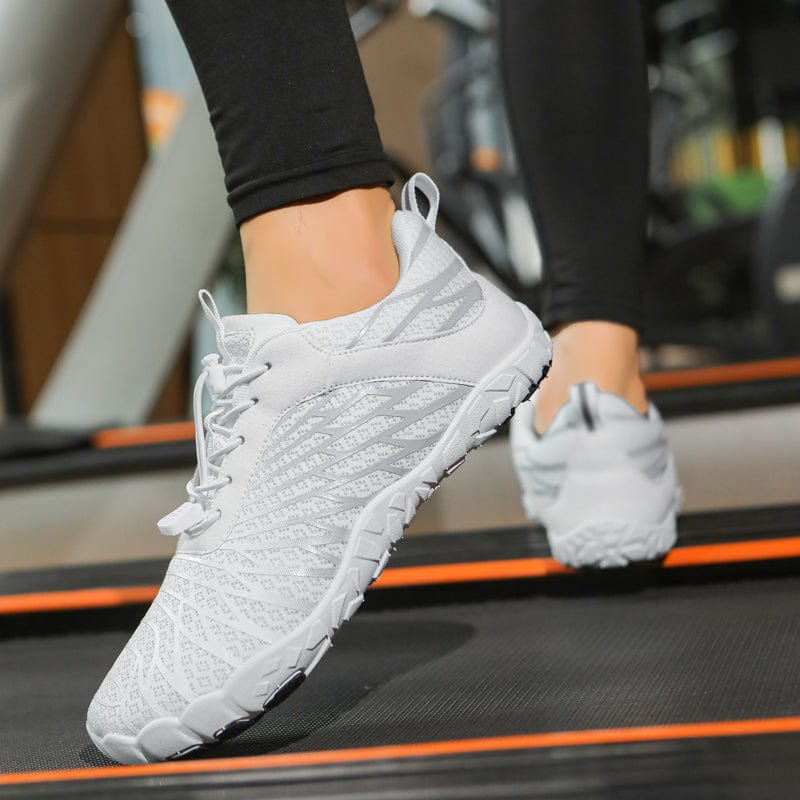 Alera Athletic Trainers — Breathable Mesh Upper, Lightweight Flexible Build, Sculpted Traction Outsole