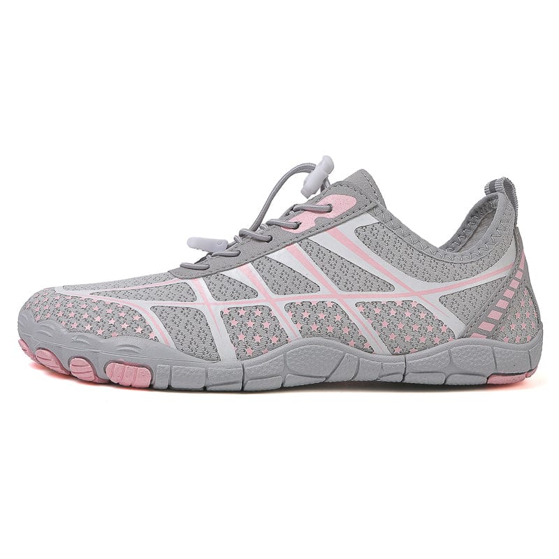Mirox Ash Rose Athletic Shoes, Breathable Mesh Upper, Flexible Sole, Quick-Lace, Low-Profile