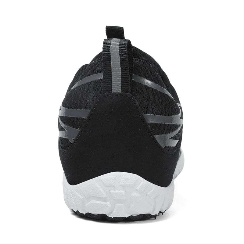 Alera Lightweight Sneakers in Charcoal — Breathable Mesh Everyday Athletic Shoes with Sculpted Outsole
