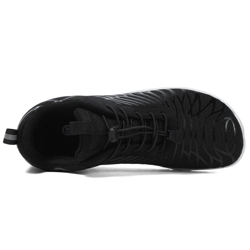Alera Lightweight Sneakers in Charcoal — Breathable Mesh Everyday Athletic Shoes with Sculpted Outsole