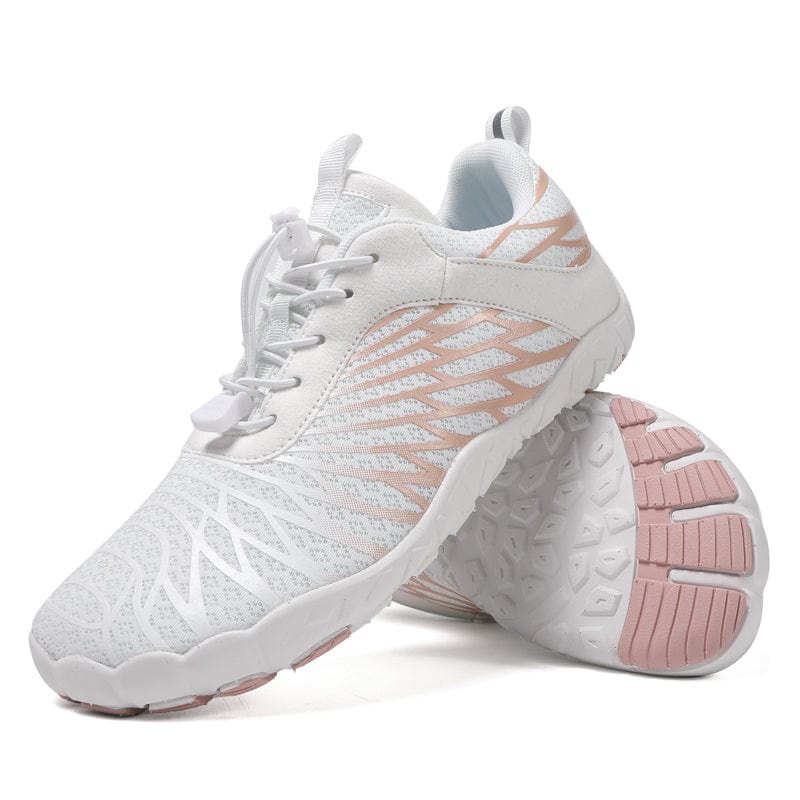 Alera Athletic Trainers — Breathable Mesh Upper, Lightweight Flexible Build, Sculpted Traction Outsole