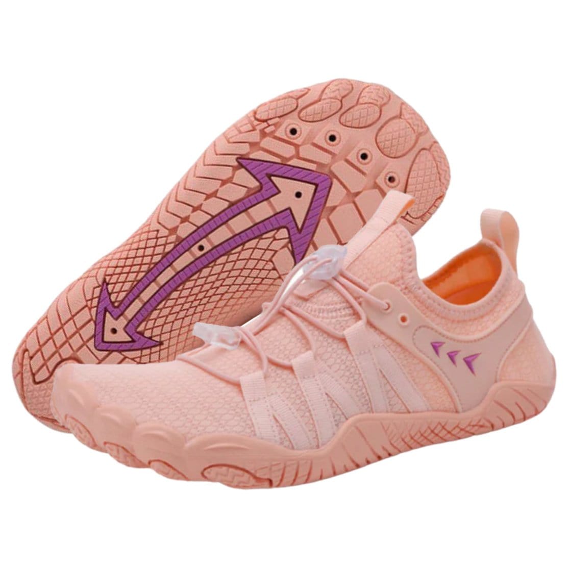 TevoGrip Barefoot Shoes — Cushioned Non-Slip Sole, Lightweight Breathable Everyday Footwear