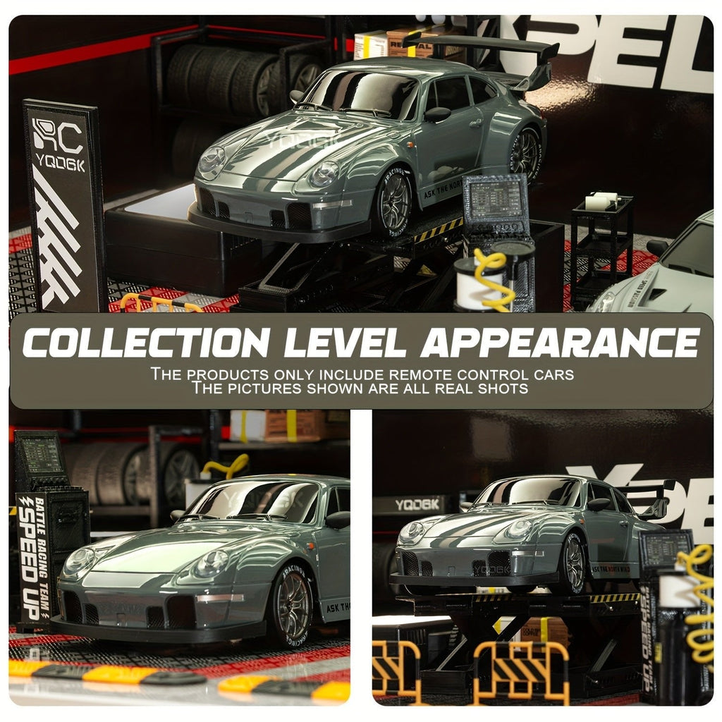 RC Drift Car 4WD — 1:24 Scale with LED Lights, 2.4GHz, USB Rechargeable, Ages 8+