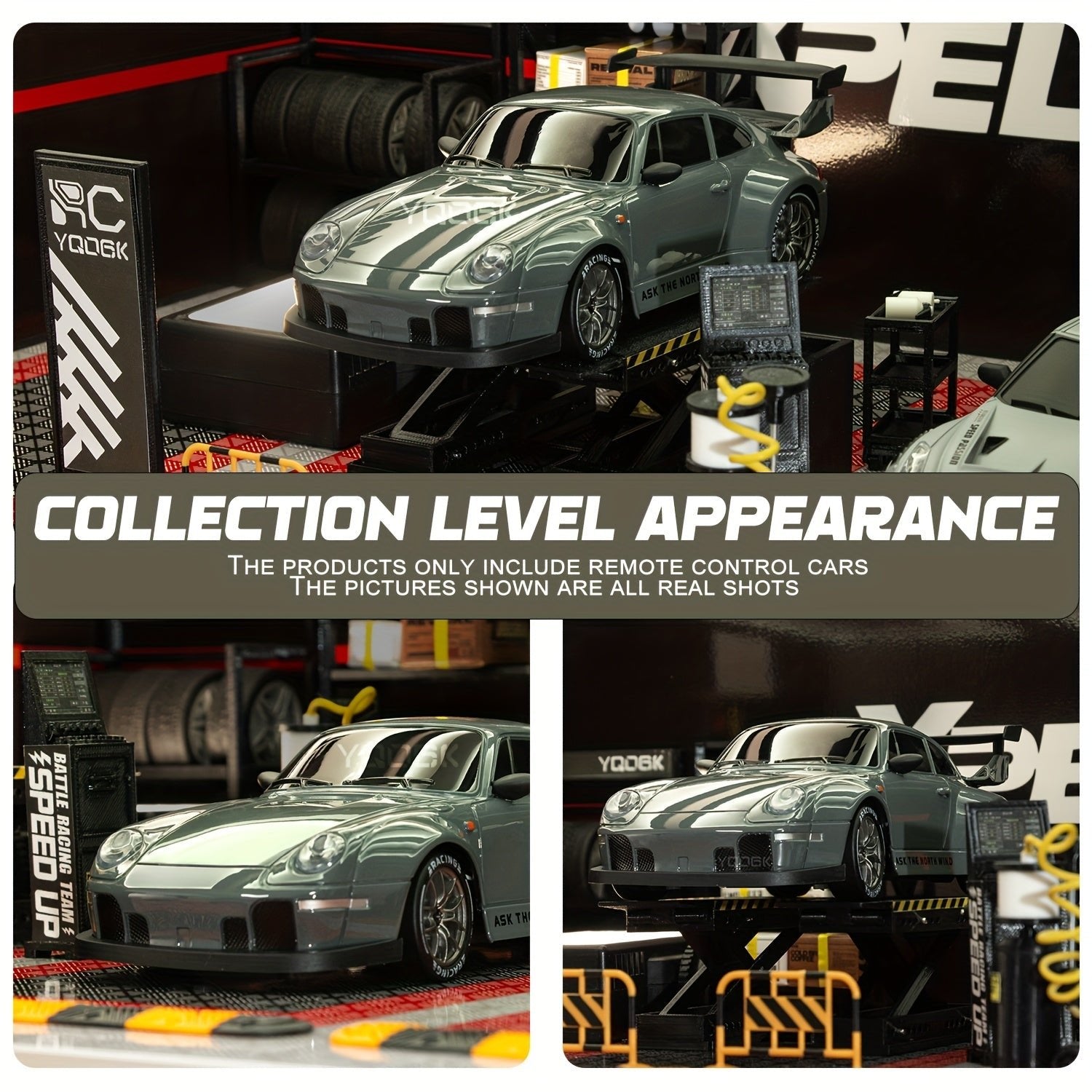 RC Drift Car 4WD — 1:24 Scale with LED Lights, 2.4GHz, USB Rechargeable, Ages 8+
