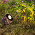 Solar Stone Pathway Lights — Natural Resin Rock Design, Dusk-to-Dawn LED, IP44