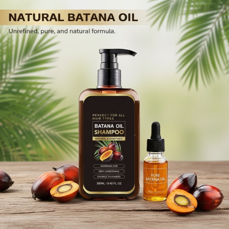 Batana Oil Shampoo — Nourishing & Smoothing Repair Wash for All Hair Types, 300ml