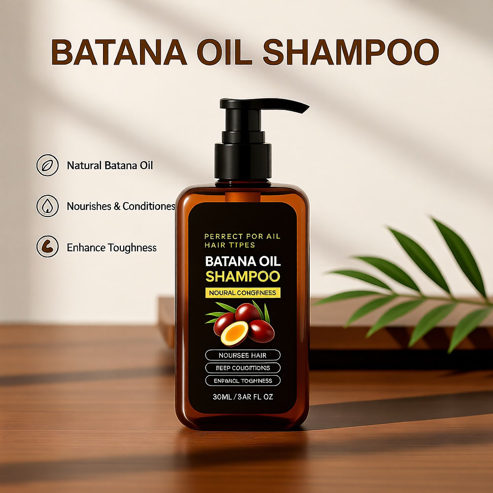 Batana Oil Shampoo — Nourishing & Smoothing Repair Wash for All Hair Types, 300ml