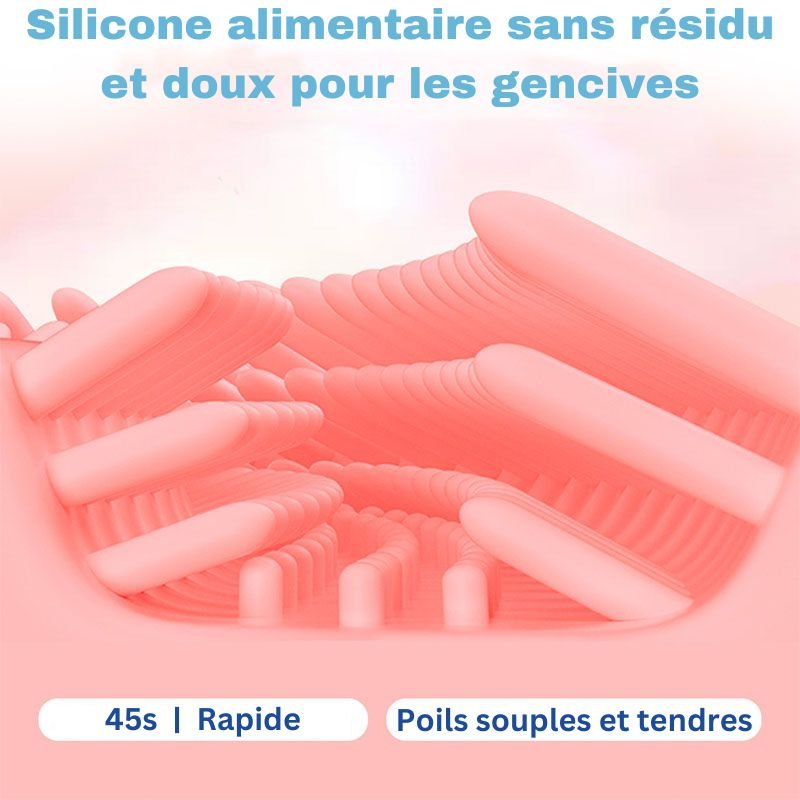 Kids U-Shape Electric Toothbrush — Food-Grade Silicone, 3 Modes, IPX7 Waterproof, Rechargeable