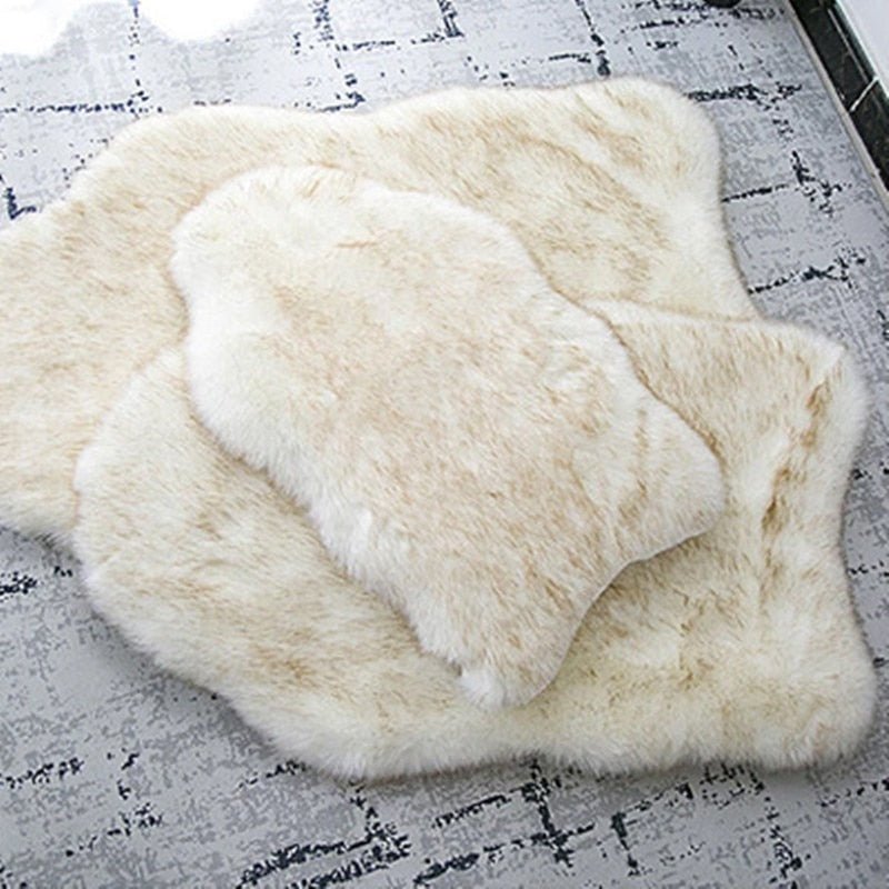 Faux Fur Dog Bed with Orthopedic Foam Base — Removable Washable Cover, Pet Lounger