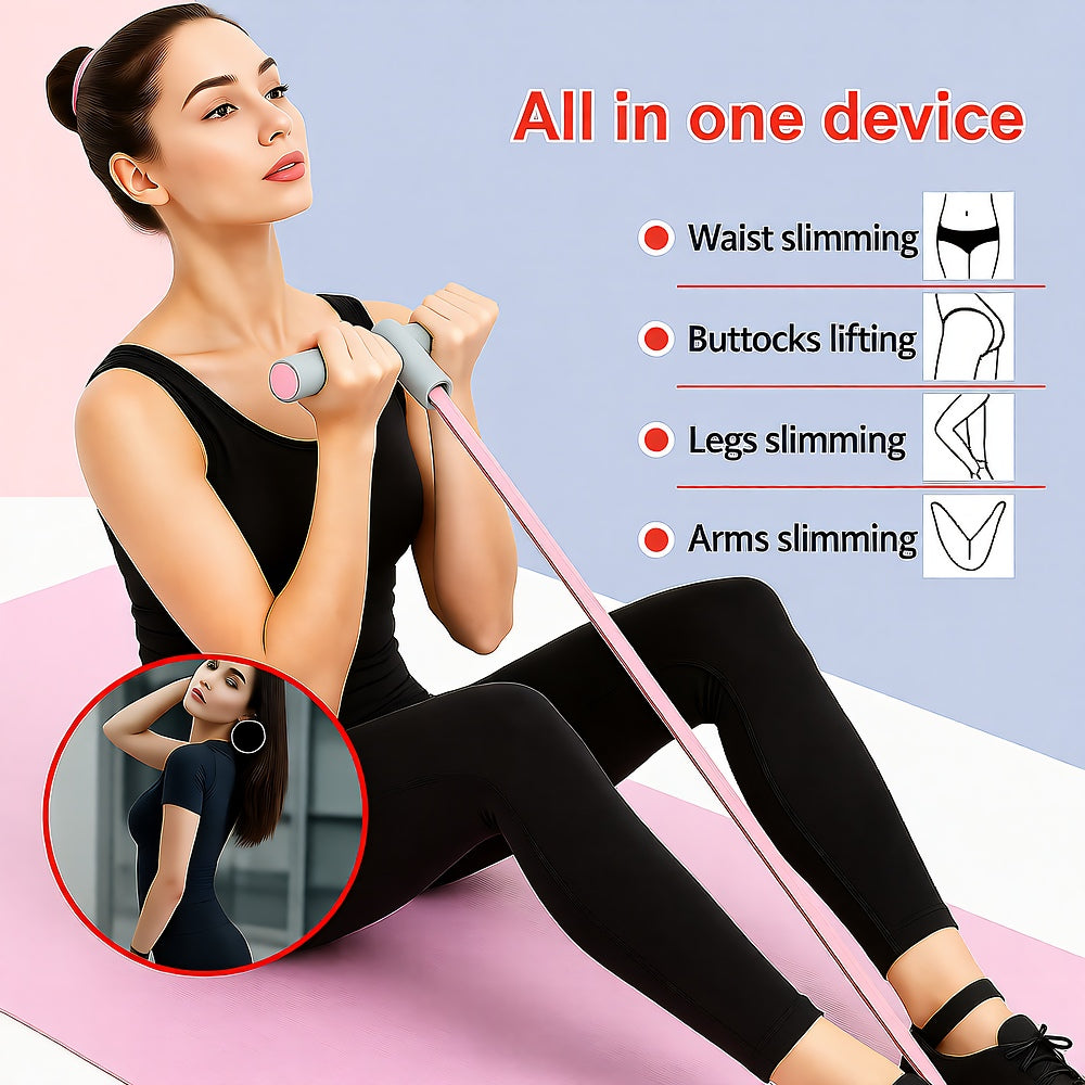 Pilates & Sit-Up Assistant — Compact Core Trainer for Home Ab Workouts