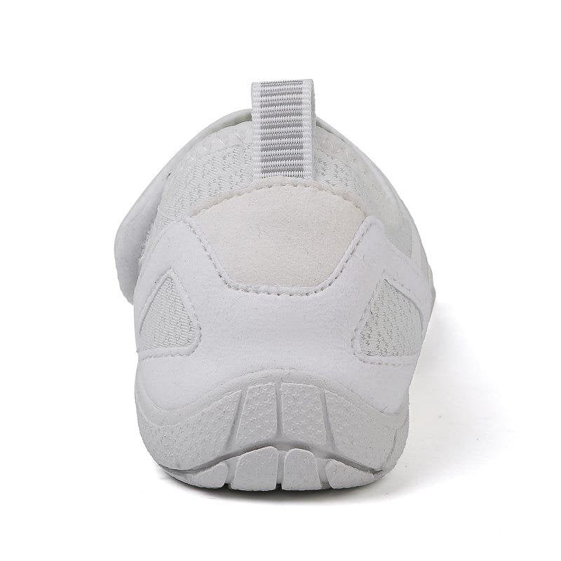 Solyn Slip-On Athletic Shoes in Off-White — Breathable Mesh, Low-Profile Sole