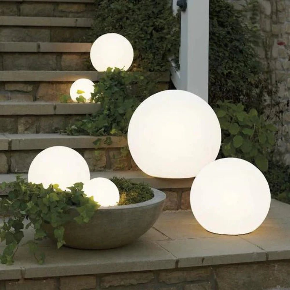 Solar Globe Light — 16 Colors with Remote, 100 Lumens, Dusk-to-Dawn, IP65, 5 Sizes