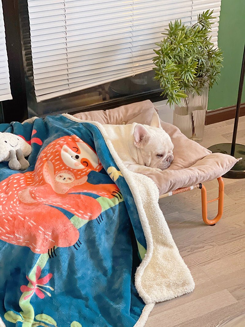 Adjustable Nest Dog Bed — 3-Layout Convertible, Soft Cotton Fill, Machine Washable & Dryer Safe