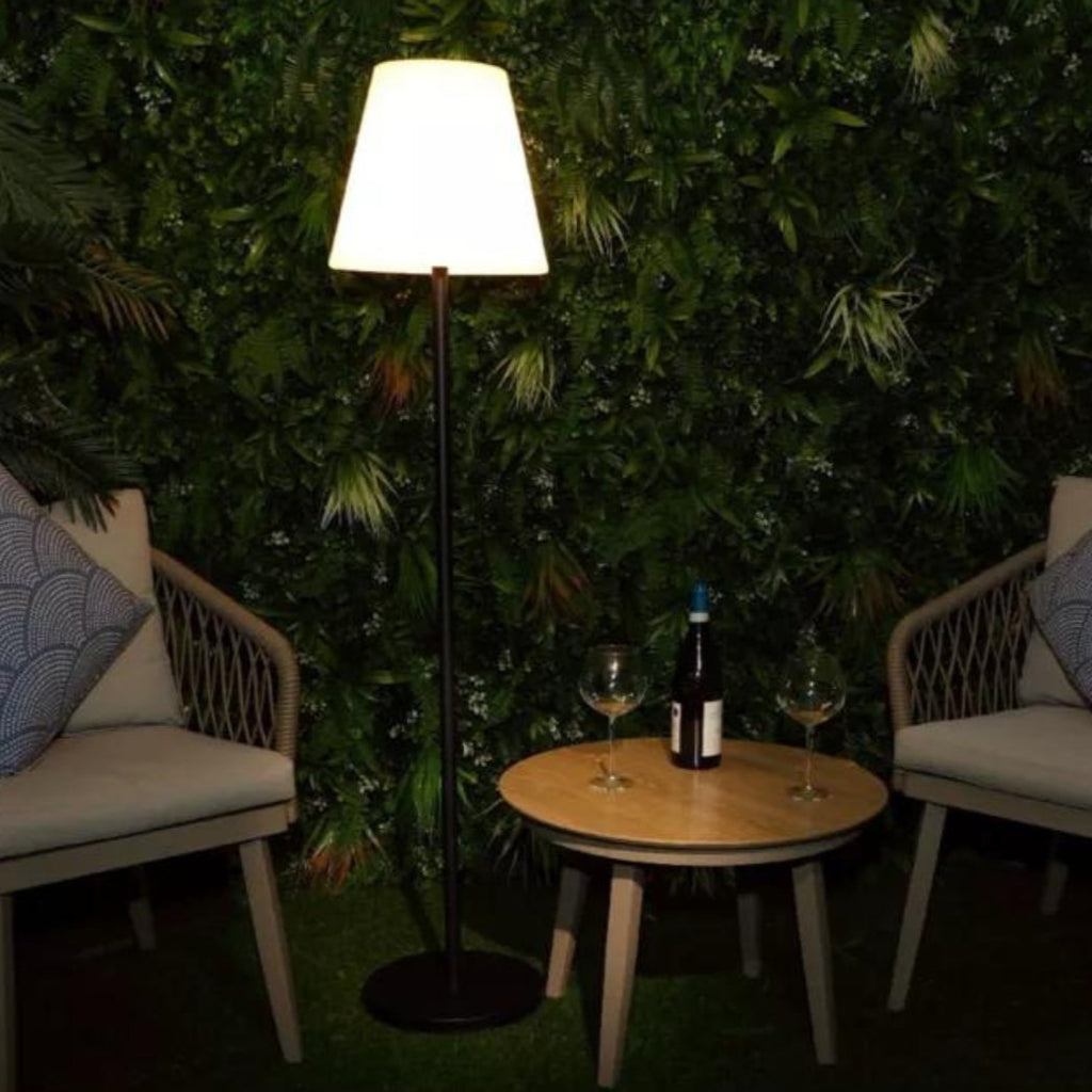 Solar Adjustable Floor Lamp — Converts to Table Lamp, 8 Colors, Remote, Dusk-to-Dawn, IP65