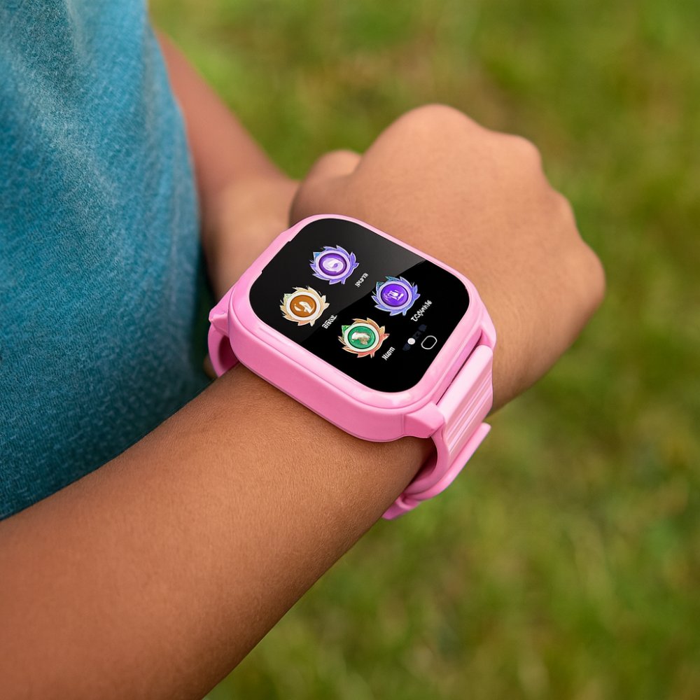 Kids Smart Watch with Pedometer — Digital Touchscreen, Silicone Strap, USB Charging, Ages 3–14