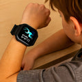 Kids Smart Watch, Touchscreen, Silicone Strap, Pedometer, USB Charging, Ages 3-14