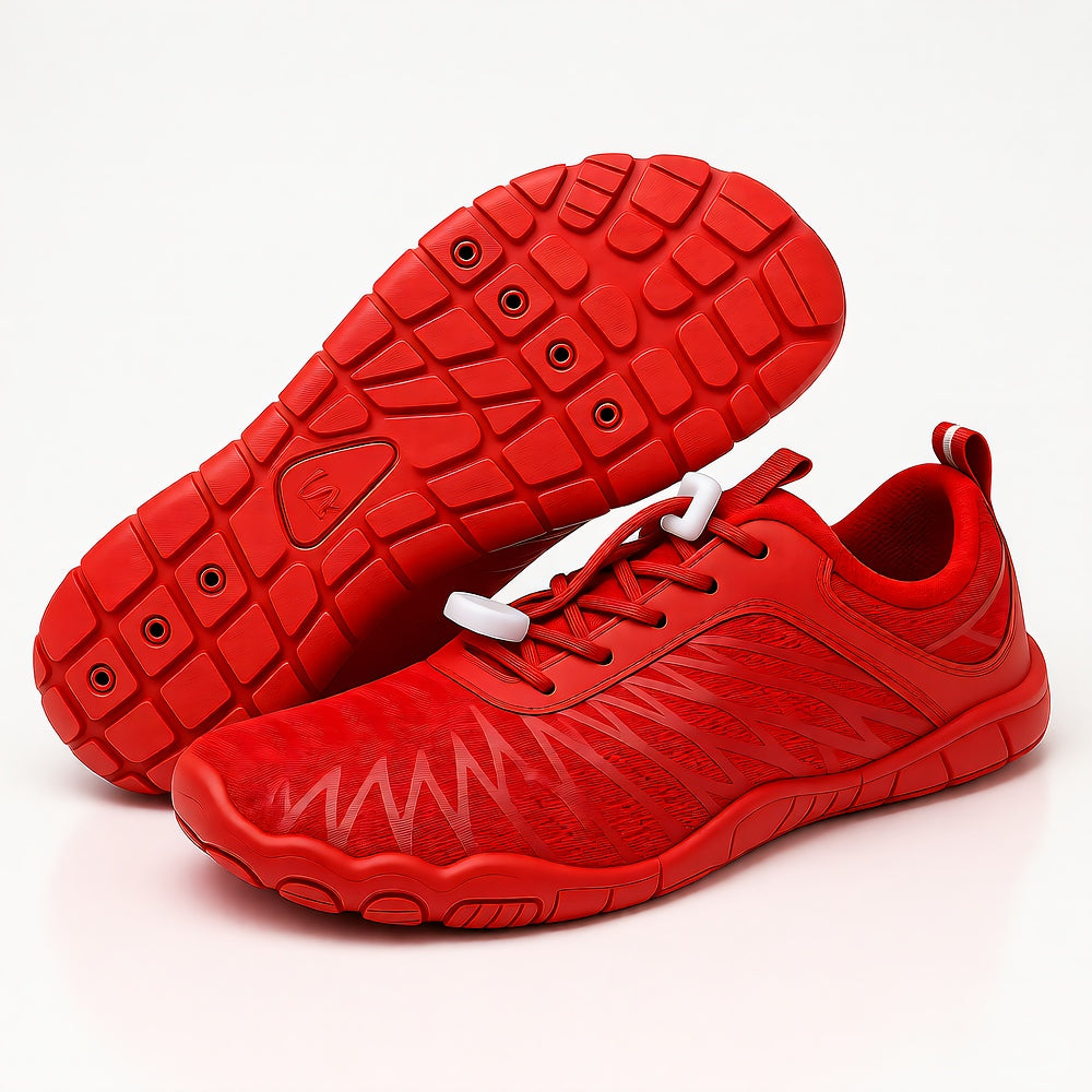 BlazeFlex Zero-Drop Athletic Shoes — Breathable Mesh, Anti-Slip Outsole, Minimalist Training