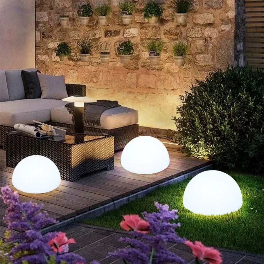 Solar Dome Light — 16-Color Dimmable LED with Remote, USB Backup, Dusk-to-Dawn, IP65