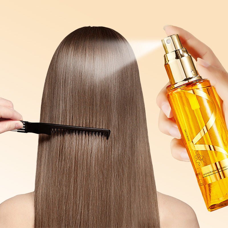 Botanical Hair Oil Spray — Moisturizing Anti-Frizz Shine Mist, Lightweight Non-Greasy, 100ml