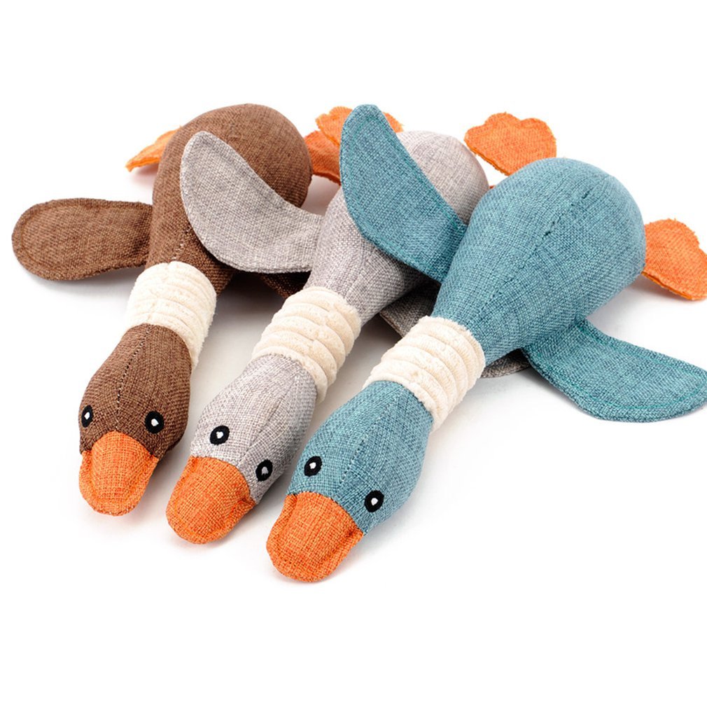 Plush Dog Stuffie with Squeaker — Durable Soft Toy for Play, Fetch & Cuddling