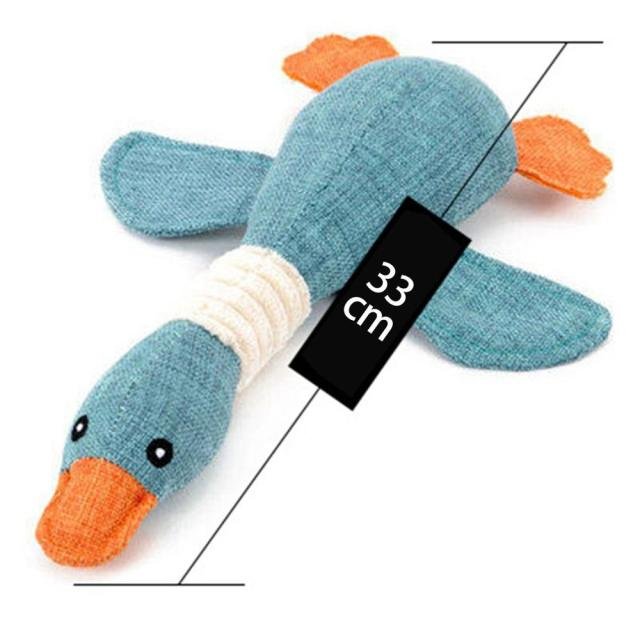 Plush Dog Stuffie with Squeaker — Durable Soft Toy for Play, Fetch & Cuddling