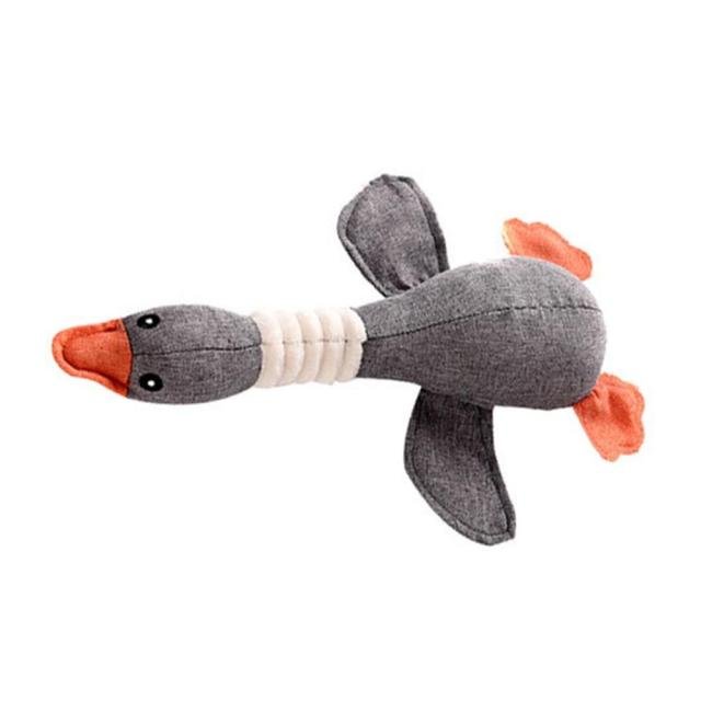 Plush Dog Stuffie with Squeaker — Durable Soft Toy for Play, Fetch & Cuddling