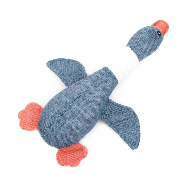 Plush Dog Stuffie with Squeaker — Durable Soft Toy for Play, Fetch & Cuddling