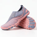Solyn Mauve Slip-On Athletic Shoes, Breathable Mesh, Low-Profile Sole, Casual and Light Activity