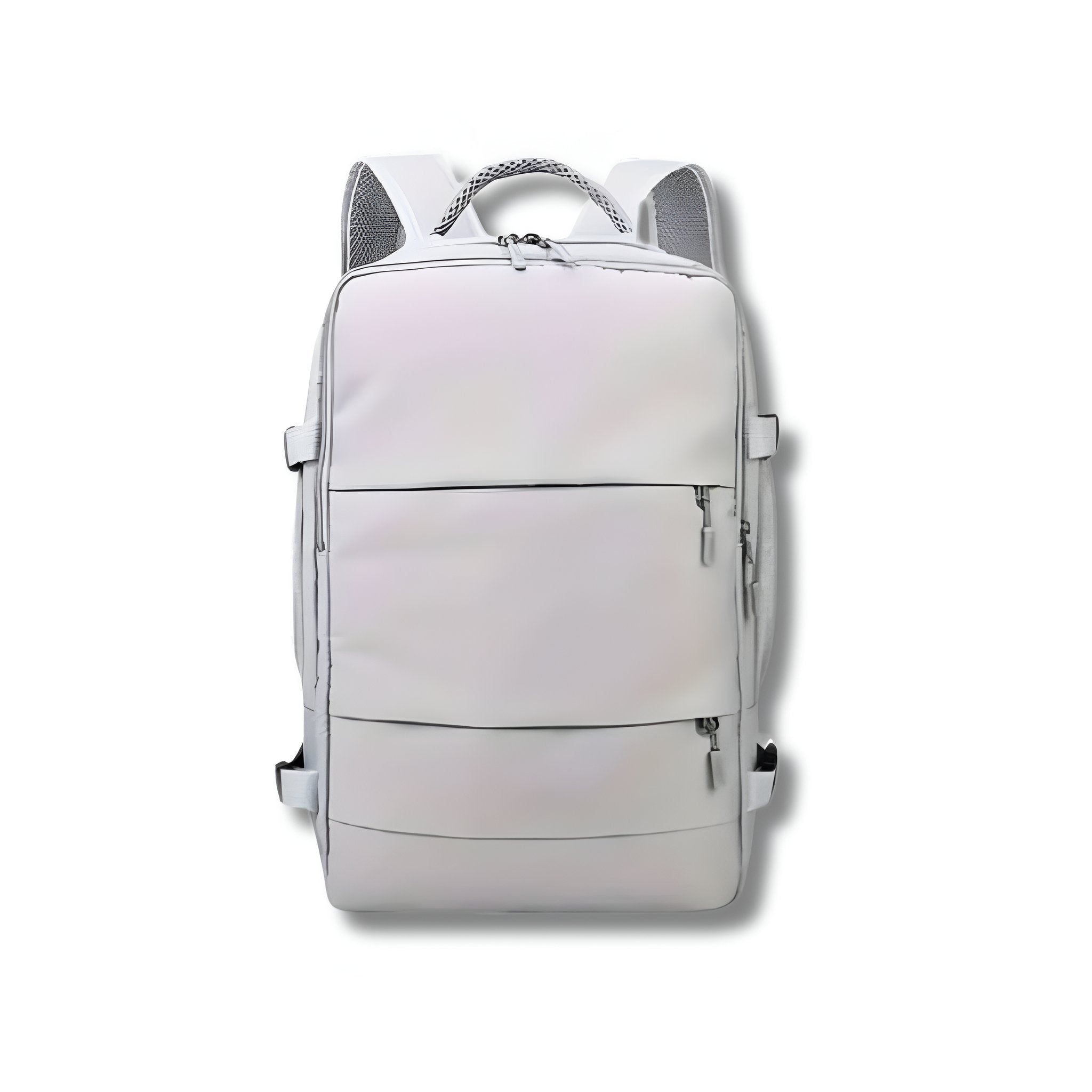 Travel Backpack with USB Port & Shoe Compartment — Luggage Strap, Organized Storage