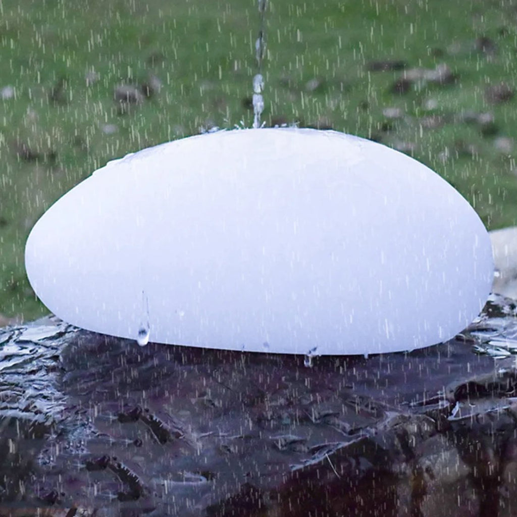 Solar Patio Stone Light — 8-Color LED Pathway Accent, IP67 Waterproof, Dusk-to-Dawn