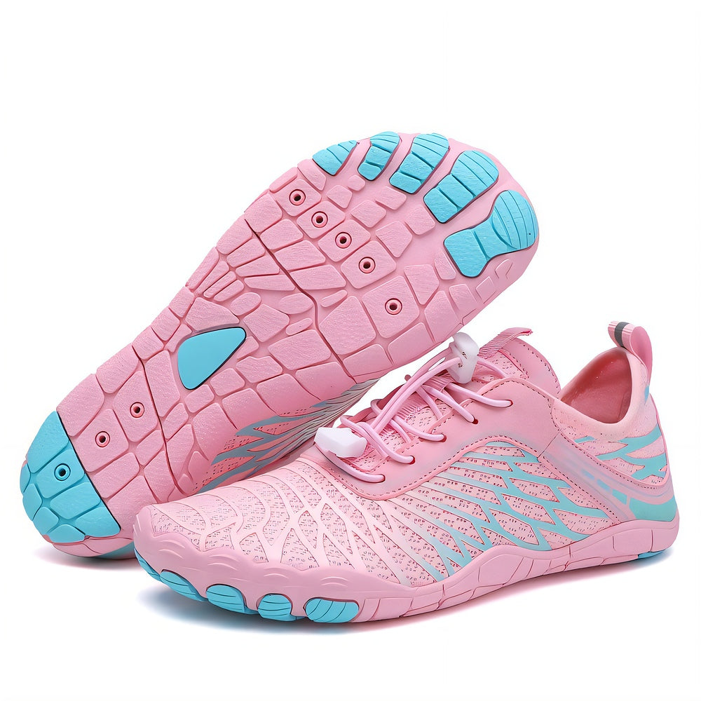Neuro Unisex Barefoot Shoes in Pink — Wide Toe Box, Thin Flexible Sole