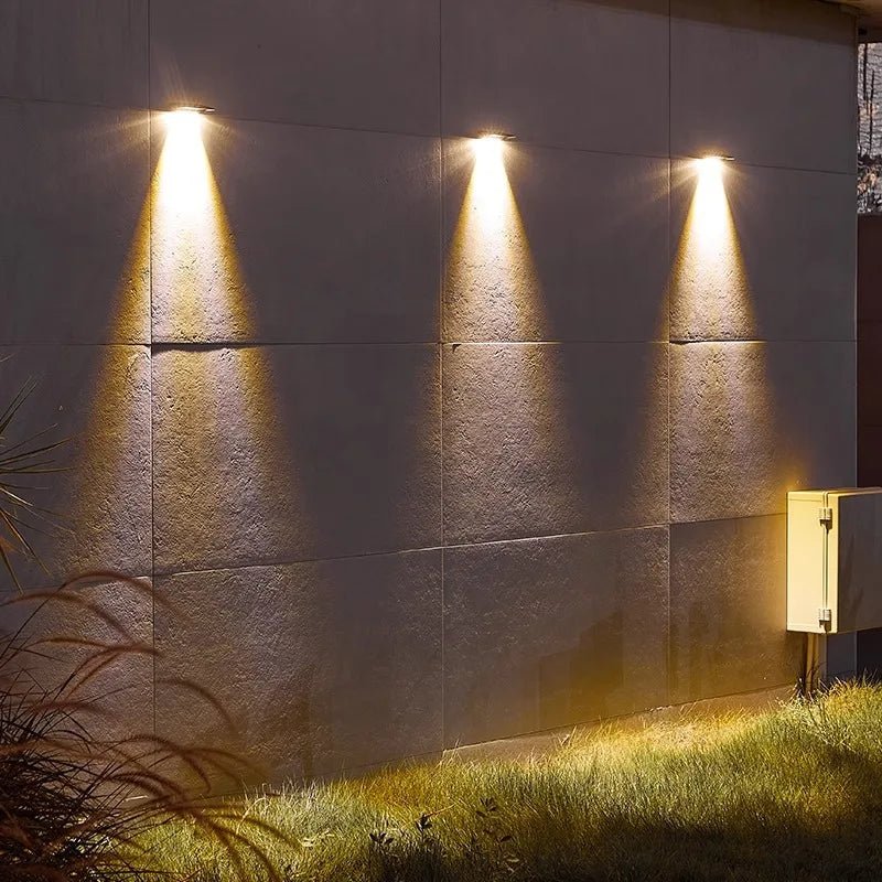 Solar Accent Lights 2-Pack — Dual Brightness 150 Lumens LED, Dusk-to-Dawn, IP44