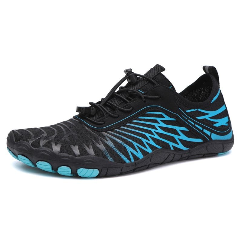 Neuro Barefoot Shoes in Blue — Unisex Wide Toe Box, Thin Minimalist Sole