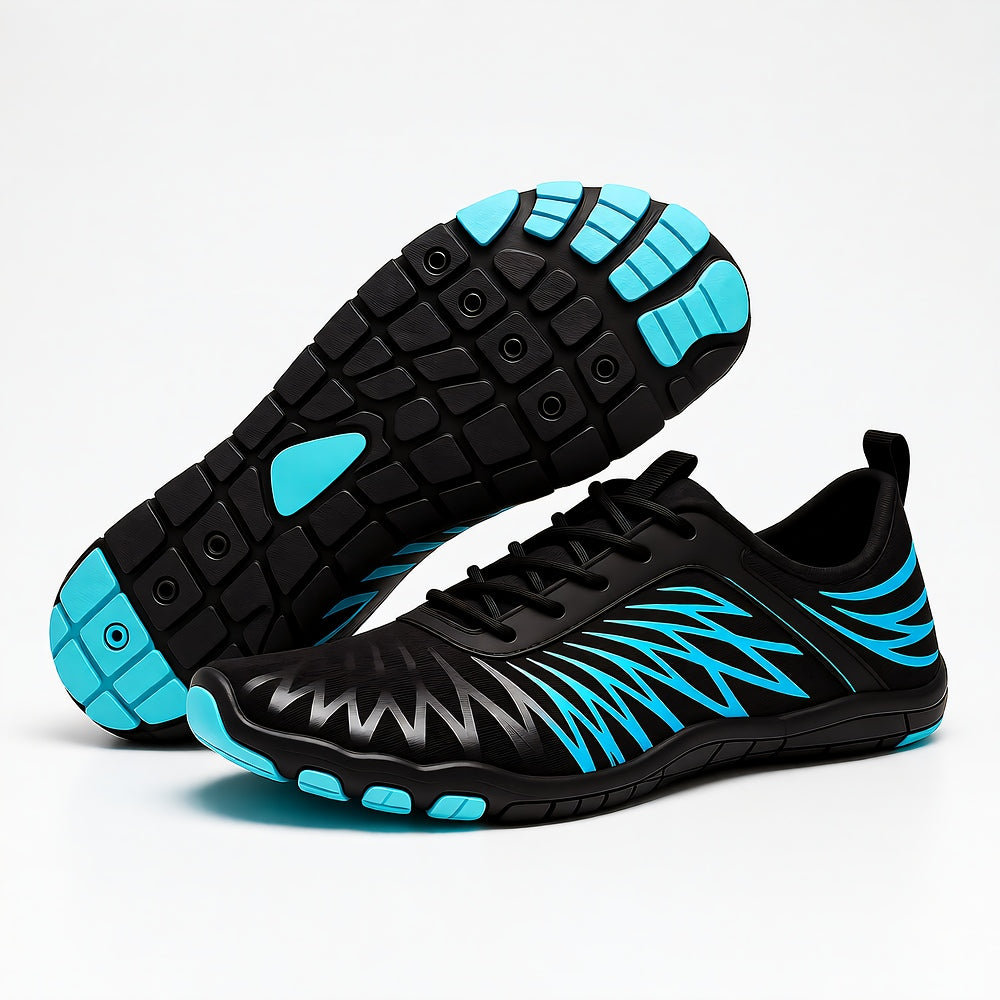 Neuro Barefoot Shoes in Blue — Unisex Wide Toe Box, Thin Minimalist Sole