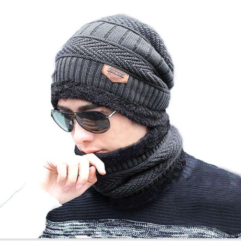 Convertible Winter Hat, Woolly Lined, Wearable as Cap, Scarf, or Face Cover