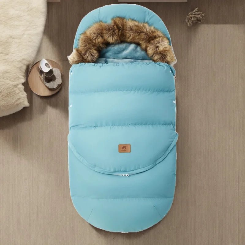 Baby Stroller Footmuff — Fleece-Lined Universal Bunting Bag, Adjustable Length, 0–3 Years